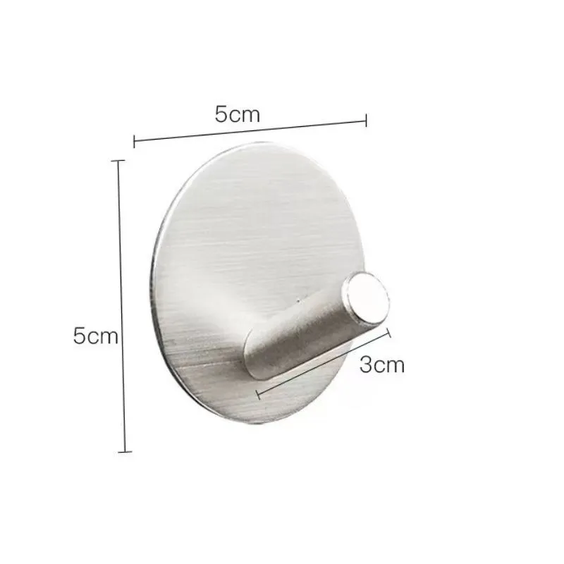 Circle Bottom Slanted Hook in Stainless Steel - Bridgesea Hardware