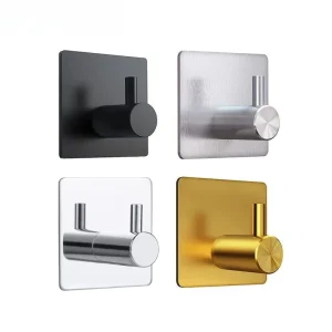 Square Thin Robe Hook in Stainless Steel - Bridgesea Hardware