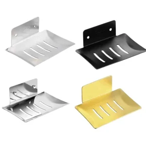 Square Soap Holder in Stainless Steel - Bridgesea Hardware