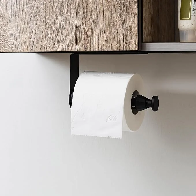 Damping Ratchet Design Toilet Paper Holder in Stainless Steel - Bridgesea Hardware