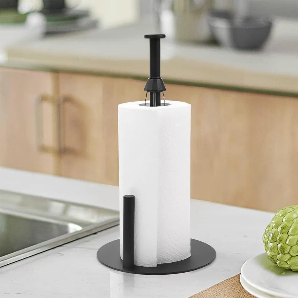 Damping Ratchet Design Vertical Paper Towel Holder in Stainless Steel - Bridgesea Hardware